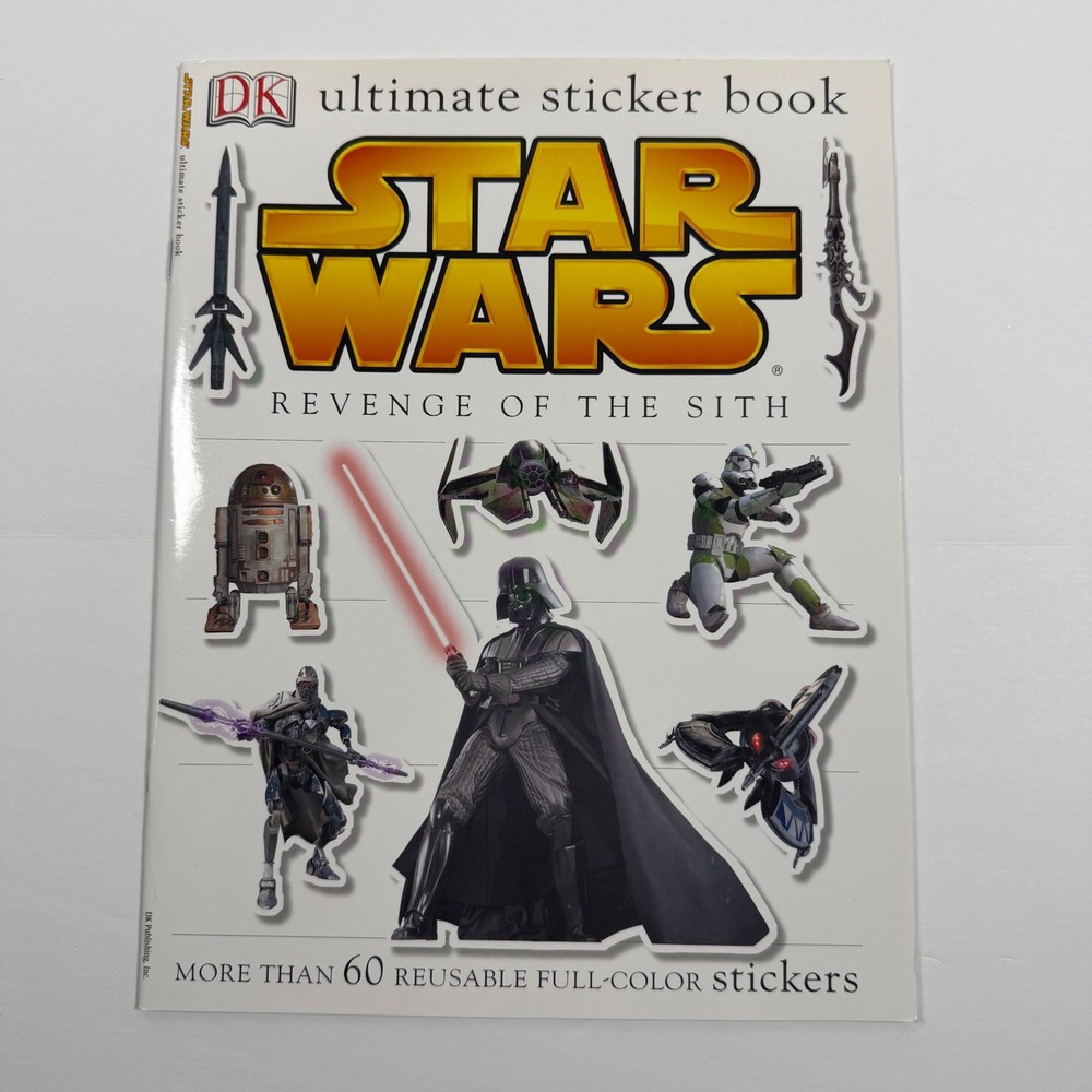 Star Wars Revenge of‎ the Sith DK Ultimate Sticker Book 2005 Episode III Missing